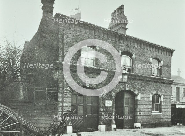 St John's Wood Fire Station, Hampstead, London, 1906. Artist: Unknown.
