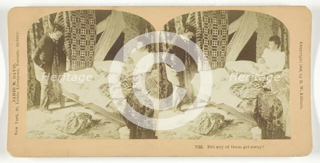 Did any of them get away?, 1893. Creator: BW Kilburn.