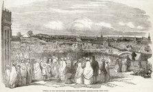 The opening of the Nottingham Arboretum, Nottinghamshire, May 1852. Artist: Unknown