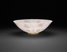 Bowl with Blossoming Vines and the Eight Buddhist..., Qing dynasty, Yongzheng period (1723-1735). Creator: Unknown.