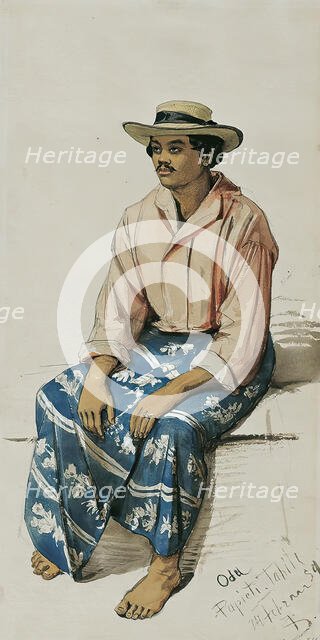 Native of Tahiti, 1859. Creator: Joseph Selleny.
