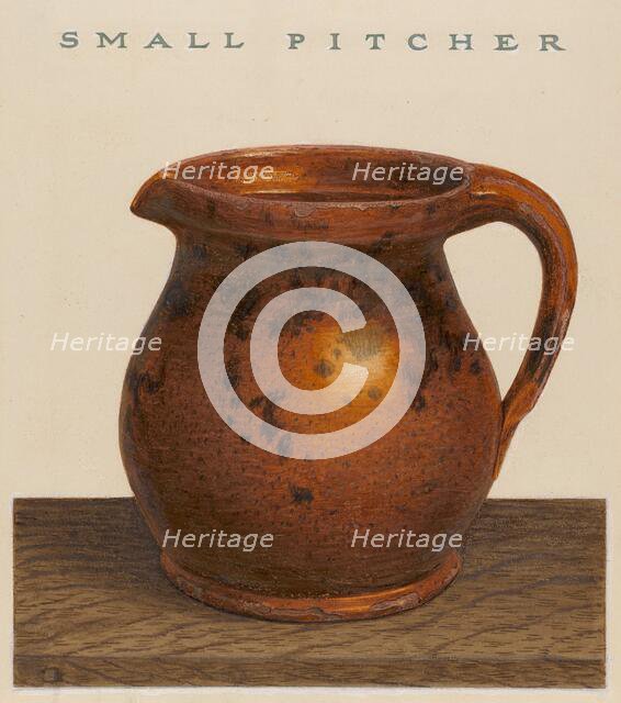 Small Pitcher, c. 1939. Creator: Guido Metelli.