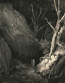 'Onward he moved, I close his steps pursued', c1890. Creator: Gustave Doré.