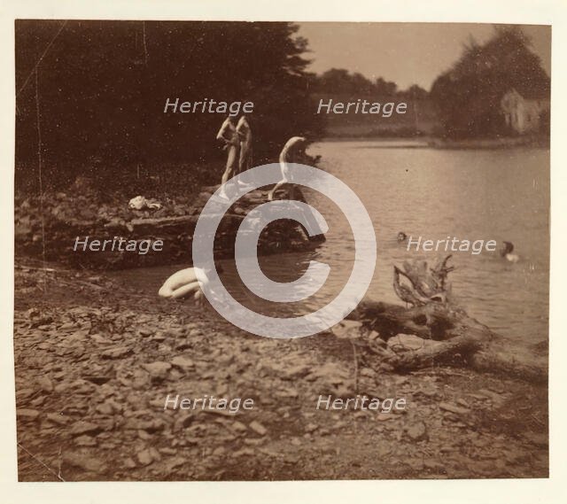 Study for "Swimming", 1883. Creator: Thomas Eakins.