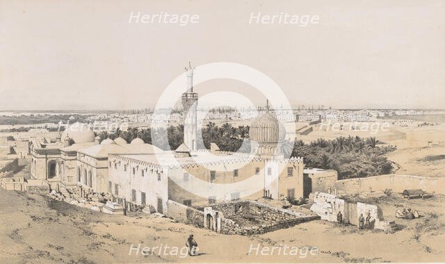 98. Mosquée Nabédémiane, à Alexandrie, 1843., 1843. Creators: Joseph Philibert Girault De Prangey, Adrien Dauzats.