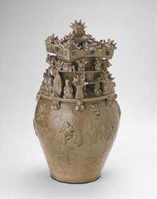 Funerary Urn (Hunping), Western Jin dynasty (A.D. 265-316), late 3rd century. Creator: Unknown.