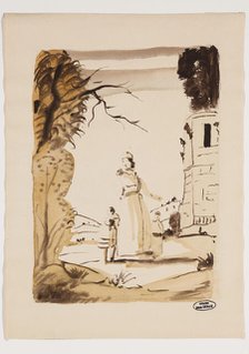 Woman in a Long Robe, between 1880 and 1954. Creator: Andre Derain.