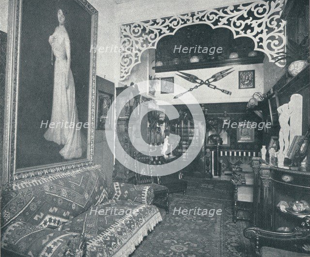 'One of the Reception Rooms at the Sandow Institute',c1898. Artist: Unknown.