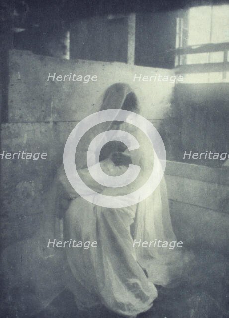 The manger, c1900. Creator: Gertrude Kasebier.