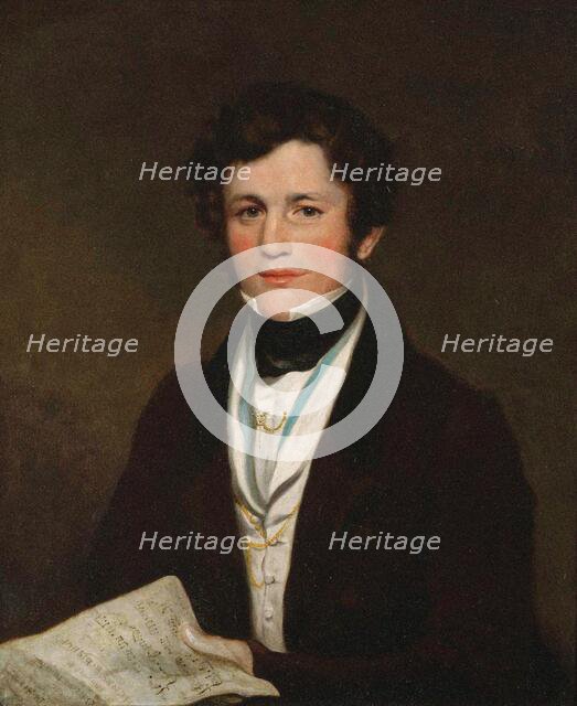 Portrait of the composer Sir Henry Rowley Bishop (1786-1855). Creator: Hayter, Sir George (1792-1871).