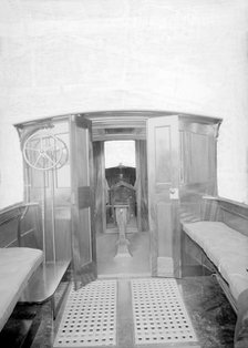 Mitcham cabin cruiser internal view, 1914. Creator: Kirk & Sons of Cowes.
