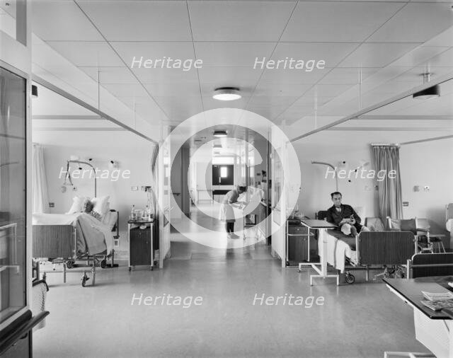 West Cumberland Hospital, Homewood Road, Homewood, Whitehaven, Copeland, Cumbria, 1964. Creator: John Laing plc.