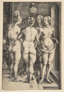 Four Naked Women, 1497. Creator: Albrecht Durer.