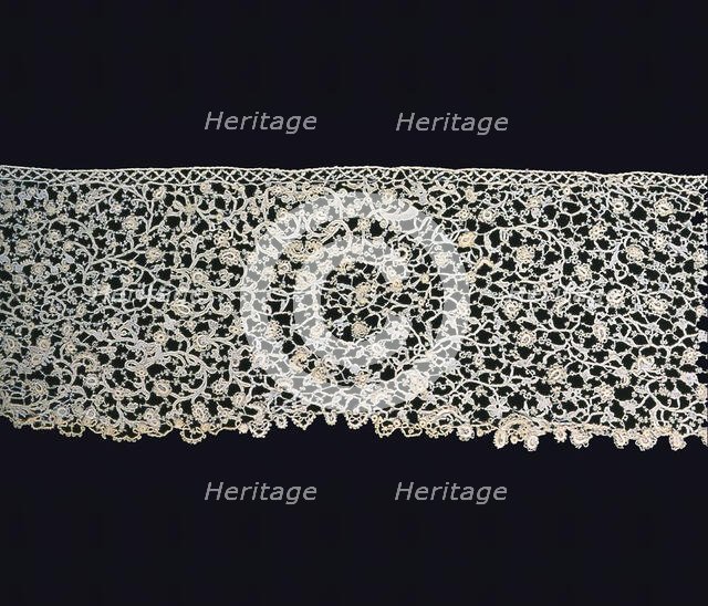 Flounce, Italy, 1675/1700. Creator: Unknown.