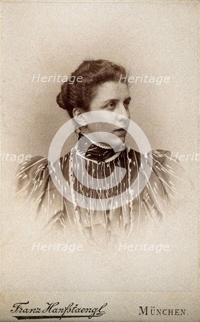 Augusta Flückiger, c1860s. Creator: Franz Seraph Hanfstaengl.