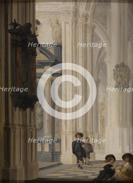 Interior of a Church, 1635. Creator: Dirck van Delen.