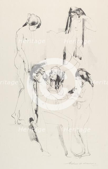 Stir of Shadowed Melodies, 1919-1920. Creator: Arthur Davies.