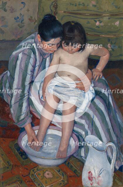 The Child's Bath, 1893. Creator: Mary Cassatt.