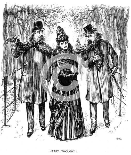 'Happy Thought!', 1887 (1891).  Artist: George du Maurier