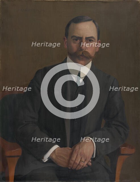 Le Docteur Arthur Hahnloser, 1909. Creator: Vallotton, Felix Edouard (1865-1925).