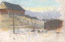 On the edge of the village, 1875/1885. Creator: Ladislav Mednyanszky.
