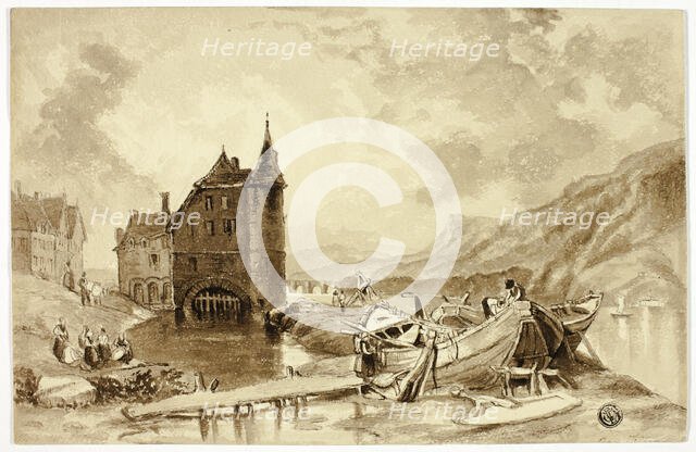 Fishing Boats Near Greves, n.d. Creator: Elizabeth Murray.