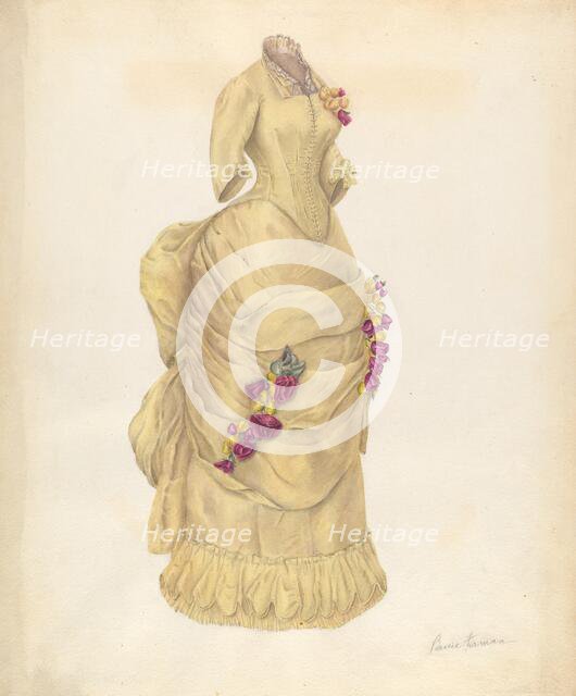 Dress, 1935/1942. Creator: Bessie Forman.