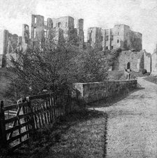 Kenilworth Castle, Warwickshire, late 19th century.Artist: Lenton