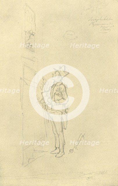 'Der Gratulant', mid-late 19th century, (c1924). Creator: Carl Spitzweg.