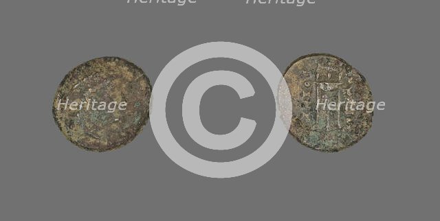 Coin Depicting the God Apollo, 200-133 BCE (?). Creator: Unknown.