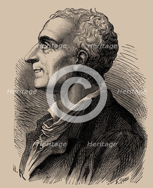 Portrait of Charles de Secondat, Baron de Montesquieu (1689-1755), 1889.