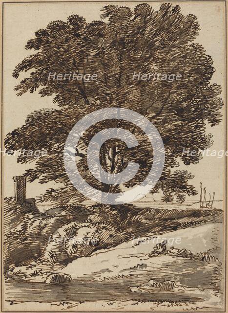 Seacoast with a Great Tree. Creator: Franz Kobell.