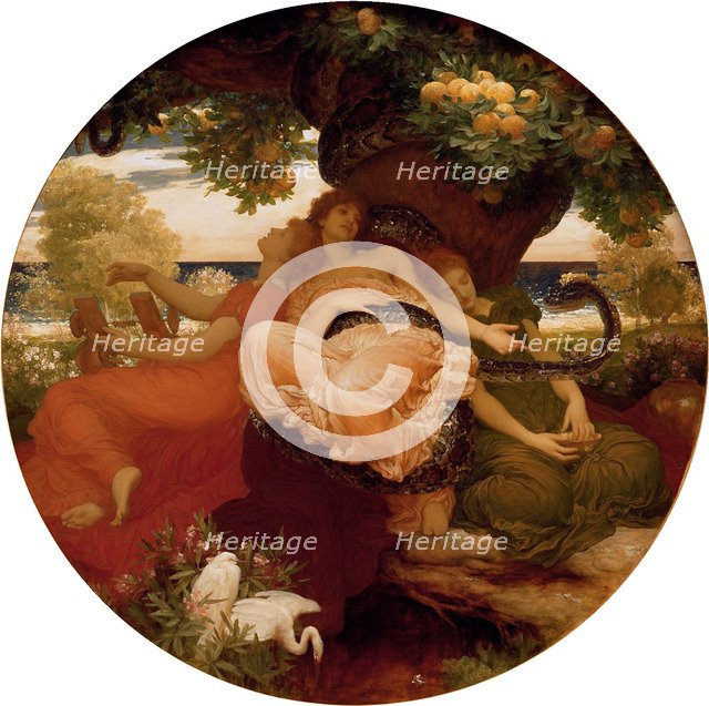 The Garden of the Hesperides, ca 1892. Artist: Leighton, Frederic, 1st Baron Leighton (1830-1896)