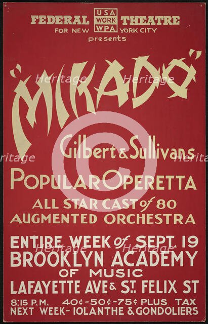 Mikado, New York, [1930s]. Creator: Unknown.