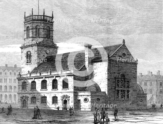 St. Peter's Church, Liverpool, the cathedral of the new diocese, 1880. Creator: Unknown.