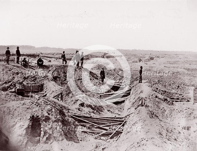 Fort Mahone, Petersburg, Virginia, 1864. Creator: Thomas C. Roche.