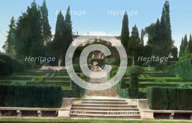 Villa I Tatti, Ponte a Mensola, near Settignano, Italy, 1925. Creator: Frances Benjamin Johnston.