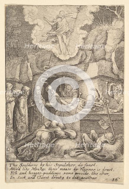 Resurrection, 1625-77. Creator: Wenceslaus Hollar.