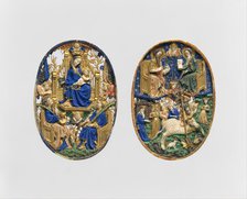 Two Medallions, French, ca. 1420. Creator: Unknown.