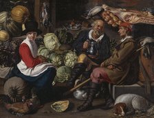 Vegetable Sellers, c1700s. Creator: School of Willem Pieterszoon Buytewech.
