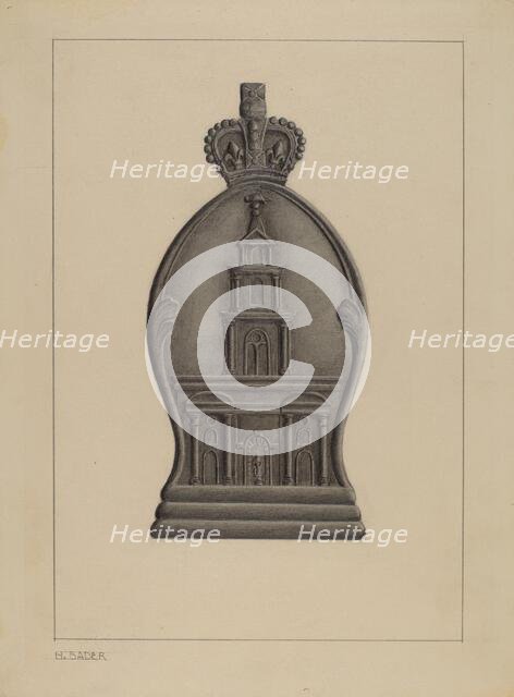 Firemark, 1935/1942. Creator: Herman Bader.