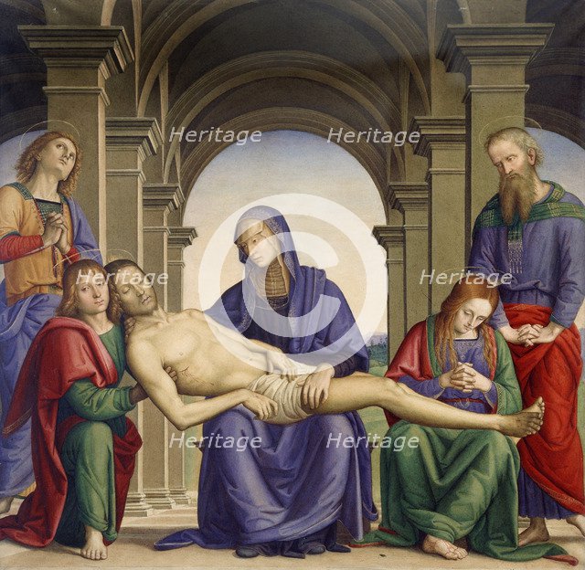 Pietà'.  Creator: Perugino (ca. 1450-1523).