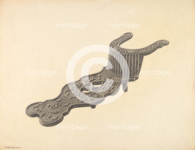 Bootjack, c. 1939. Creator: Gordon Sanborn.