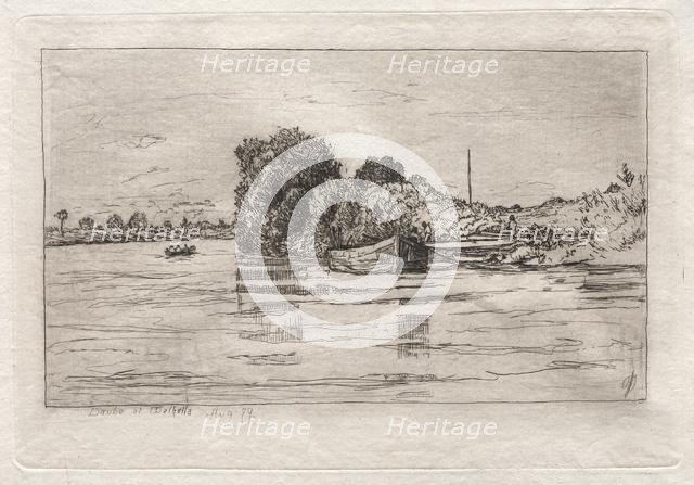 Danube at Walhalla, 1879. Creator: Otto H. Bacher (American, 1856-1909).