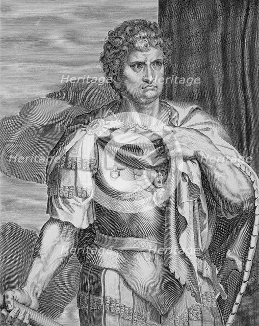 Nero, Roman Emperor, (c1590-1629). Artist: Aegidius Sadeler II
