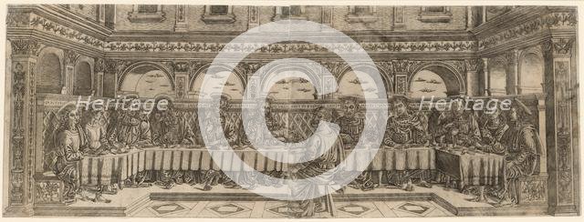 The Last Supper (pair), about 1500. Creator: Lucantonio degli Uberti (Italian).