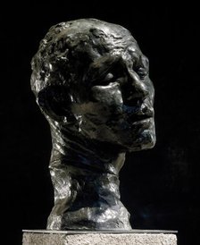 Monumental Head of Pierre de Wissant, This cast 1971 (Musee Rodin 3/12). Creator: Auguste Rodin.