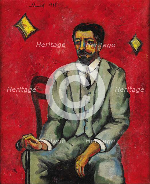 Portrait of an elegant man , 1915. Creator: Mashkov, Ilya Ivanovich (1881-1944).