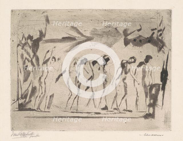 Mirror of Illusion, 1916. Creator: Arthur Davies.