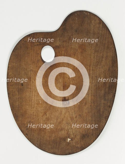 Palette of Ary Scheffer. Creator: Unknown.